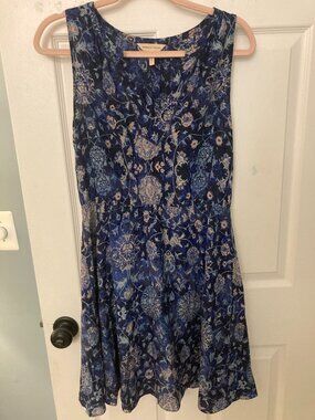Rebecca Taylor Silk Sleeveless Dress (Lined, Size 6)